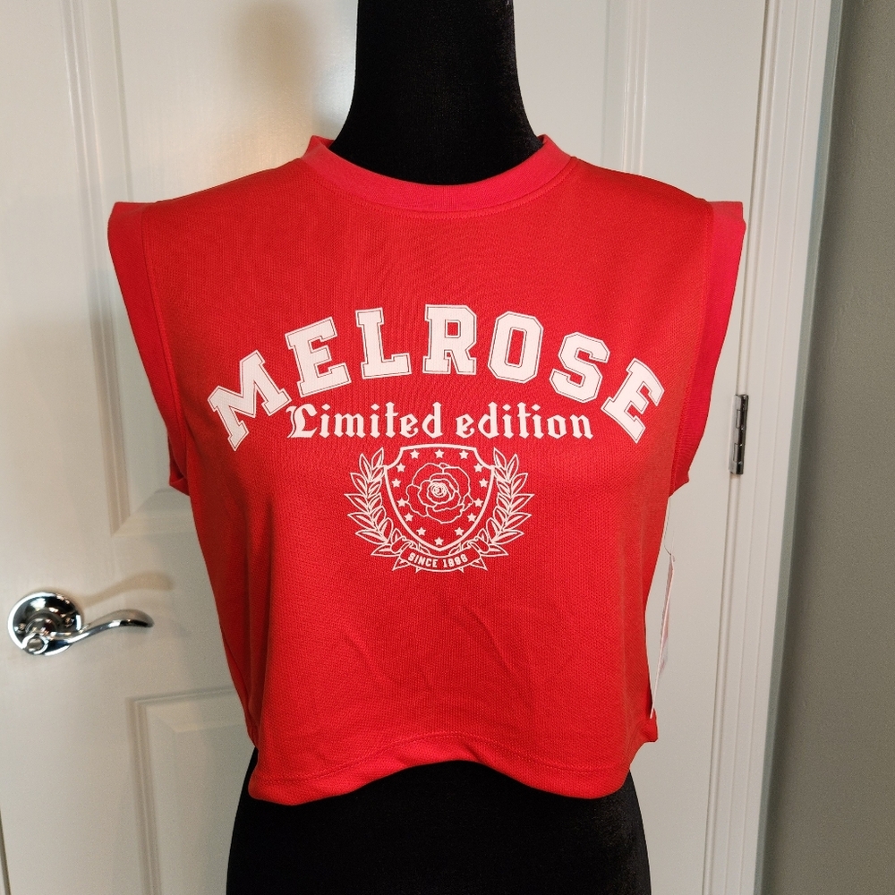 😀 Women's Red Limited Edition Sleeveless Top